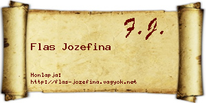 Flas Jozefina névjegykártya